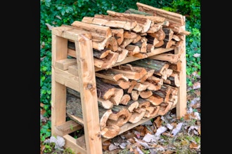 Make Your Own Firewood Rack